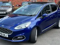 Used Ford Fiesta Vignale 140 HP (102 kW) 2018 Blue Hatchback