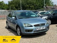 Used Ford Focus Zetec 2007 Blue Hatchback