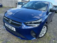 Used Vauxhall Corsa S 100 HP (73 kW) 2021 Blue Hatchback