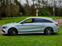 Begagnad Mercedes CLA220 AMG line 2017 Silver Sedan