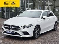 Used Mercedes A250 AMG line 2020 White Hatchback