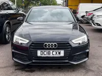 Used Audi A4 Black Edition 150 HP (110 kW) 2018 Blue Sedan