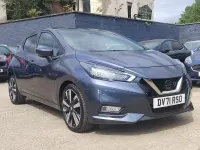 Used Nissan Micra Tekna 91 HP (66 kW) 2021 Grey Hatchback