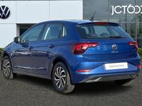 Used VW Polo Life 94 HP (69 kW) 2023 Blue Hatchback