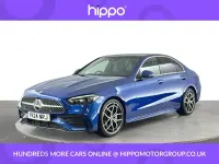 Used Mercedes C200 AMG line 204 HP (150 kW) 2024 Blue Sedan