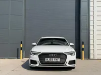 Used Audi A6 S-Line 204 HP (150 kW) 2019 White Estate