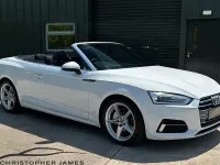 Used Audi A5 Cabriolet Sport 190 HP (139 kW) 2020 White Cabriolet