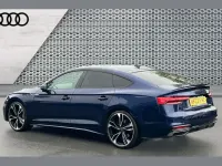Used Audi A5 Sportback Black Edition 245 HP (180 kW) 2022 Blue Hatchback