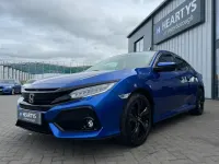 Used Honda Civic EX 126 HP (92 kW) 2019 Blue Hatchback