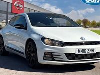 Begagnad VW Scirocco Black Edition 150 HK (110 kW) 2016 Vit Sportkupé