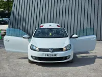 Begagnad VW Golf Cabriolet GT 140 HK (102 kW) 2012 Vit Cab