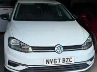 Used VW Golf VII SE 125 HP (91 kW) 2017 White Hatchback