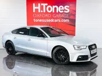 Begagnad Audi A5 Sportback Black Edition 190 HK (139 kW) 2016 Silver Halvkombi