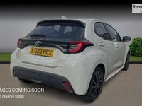 Used Toyota Yaris Hybrid Design 2023 White Hatchback