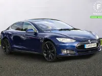 Used Tesla Model S 278 kW (378 HP) 2016 Blue Hatchback