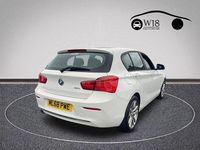 Used BMW 118 Sport Line 136 HP (100 kW) 2018 White Hatchback