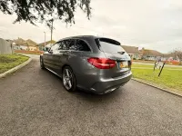 Usado Mercedes C220 AMG line 170 HP (125 kW) 2017 Cinzento Carrinha