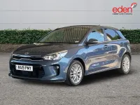 Used Kia Rio 99 HP (72 kW) 2019 Blue Hatchback