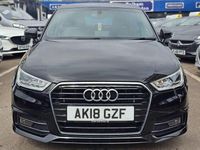 Begagnad Audi A1 S-Line 2018 Svart Halvkombi
