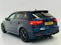 Used Audi A3 Sportback Black Edition 150 HP (110 kW) 2018 Blue Hatchback
