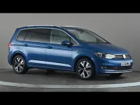 Begagnad VW Touran SEL 150 HK (110 kW) 2020 Blå Minibuss