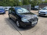 Used VW Polo Match 60 HP (44 kW) 2009 Black Hatchback