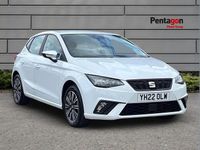 Used Seat Ibiza SE Technology 94 HP (69 kW) 2022 White Hatchback