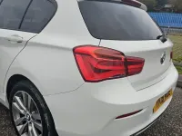 Used BMW 118 Sport Line 136 HP (100 kW) 2018 White Hatchback