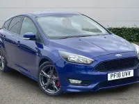 Used Ford Focus ST-Line X 182 HP (133 kW) 2017 Blue Hatchback