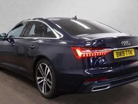 Used Audi A6 S-Line 204 HP (150 kW) 2019 Blue Sedan