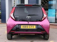 Used Toyota Aygo X-cite 72 HP (52 kW) 2019 Purple Hatchback