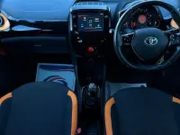 Used Toyota Aygo X-cite 72 HP (52 kW) 2019 Orange Hatchback