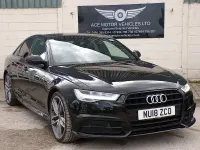 Used Audi A6 Black Edition 190 HP (139 kW) 2018 Black Sedan