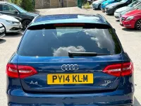 Used Audi A4 Black Edition 177 HP (130 kW) 2014 Blue Estate