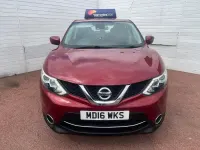 Used Nissan Qashqai Acenta 110 HP (80 kW) 2016 Red SUV