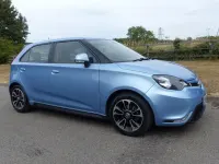 Used MG MG3 106 HP (77 kW) 2014 Blue Hatchback