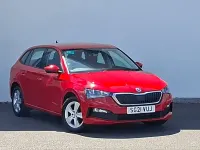Used Skoda Scala SE 95 HP (69 kW) 2021 Red Hatchback