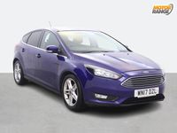 Used Ford Focus Zetec 2017 Blue Hatchback