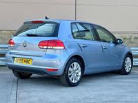 Used VW Golf VI SE 105 HP (77 kW) 2010 Blue Hatchback