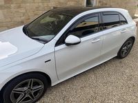 Used Mercedes A250 AMG line 2020 White Hatchback