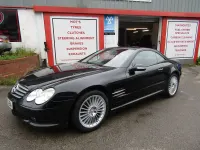 Used Mercedes SL500 2002 Black Cabriolet