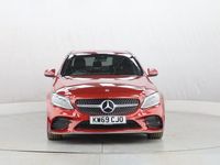 Used Mercedes C300 AMG line 245 HP (180 kW) 2019 Red Sedan