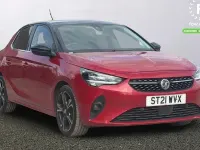 Used Vauxhall Corsa Elite 101 HP (74 kW) 2021 Red Hatchback