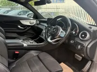 Used Mercedes C300 AMG line 258 HP (189 kW) 2018 Black Coupe