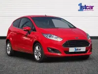 Used Ford Fiesta Zetec 82 HP (60 kW) 2016 Red Hatchback