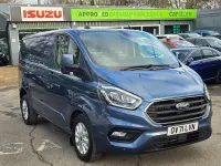 Used Ford Transit Custom Limited 126 HP (92 kW) 2021 Blue Van