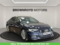 Used Audi A6 Black Edition 204 HP (150 kW) 2019 Blue Sedan