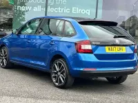 Used Skoda Rapid Sport 108 HP (79 kW) 2017 Race blue metallic Hatchback
