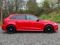 Used Audi A3 Sportback Black Edition 2017 Red Hatchback