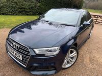 Used Audi A3 S-Line 2018 Blue Sedan